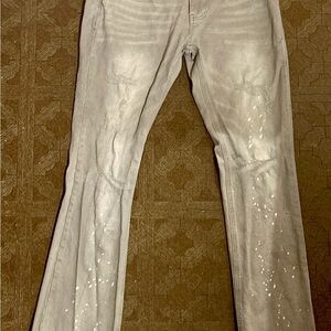 Rockstar Gray Distressed Jeans